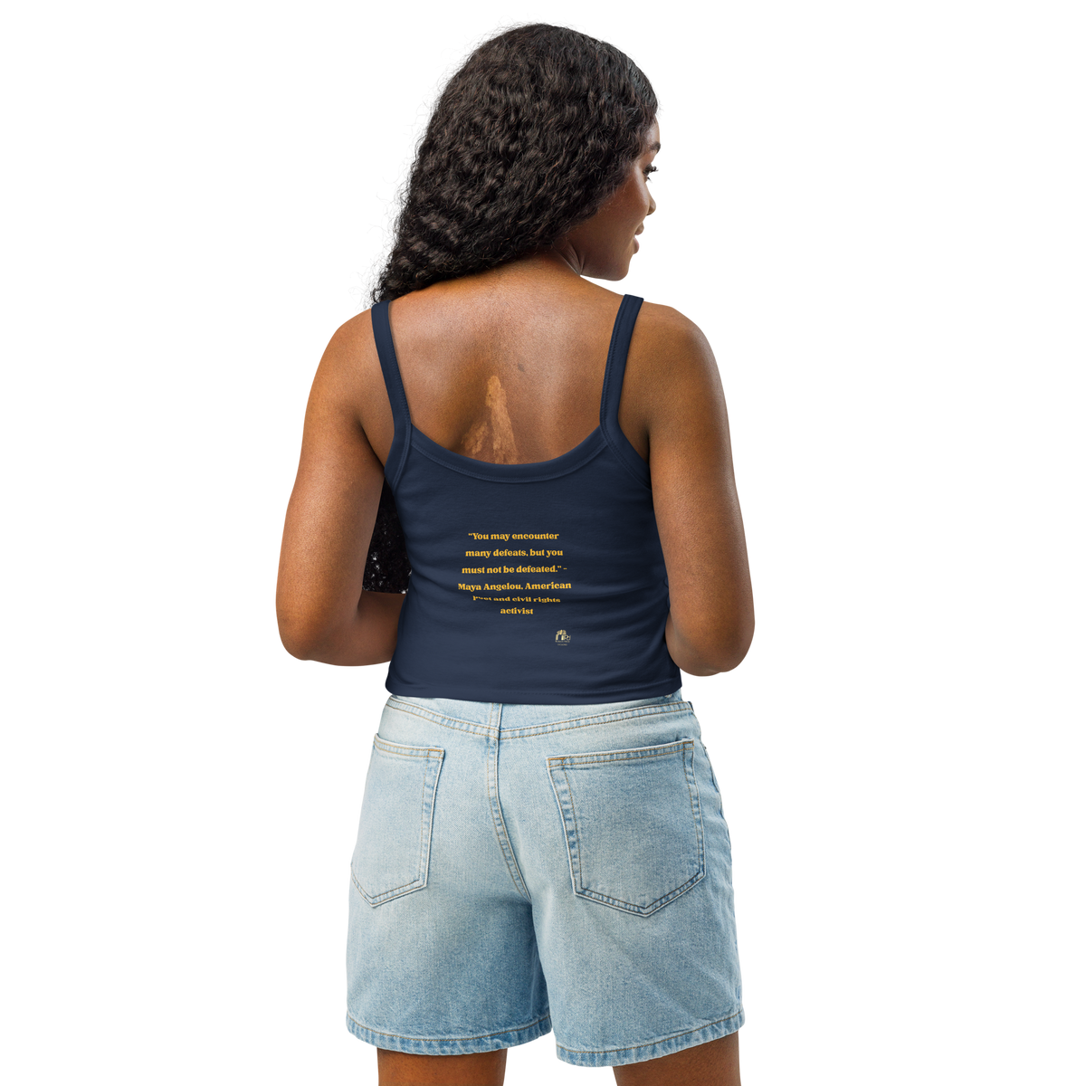 Maya Empowerment Micro-Rib Tank Top for Women