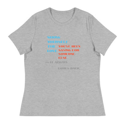 Love Yourself First Women's Tee
