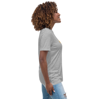 Gold Stripe Africa Tee for Women