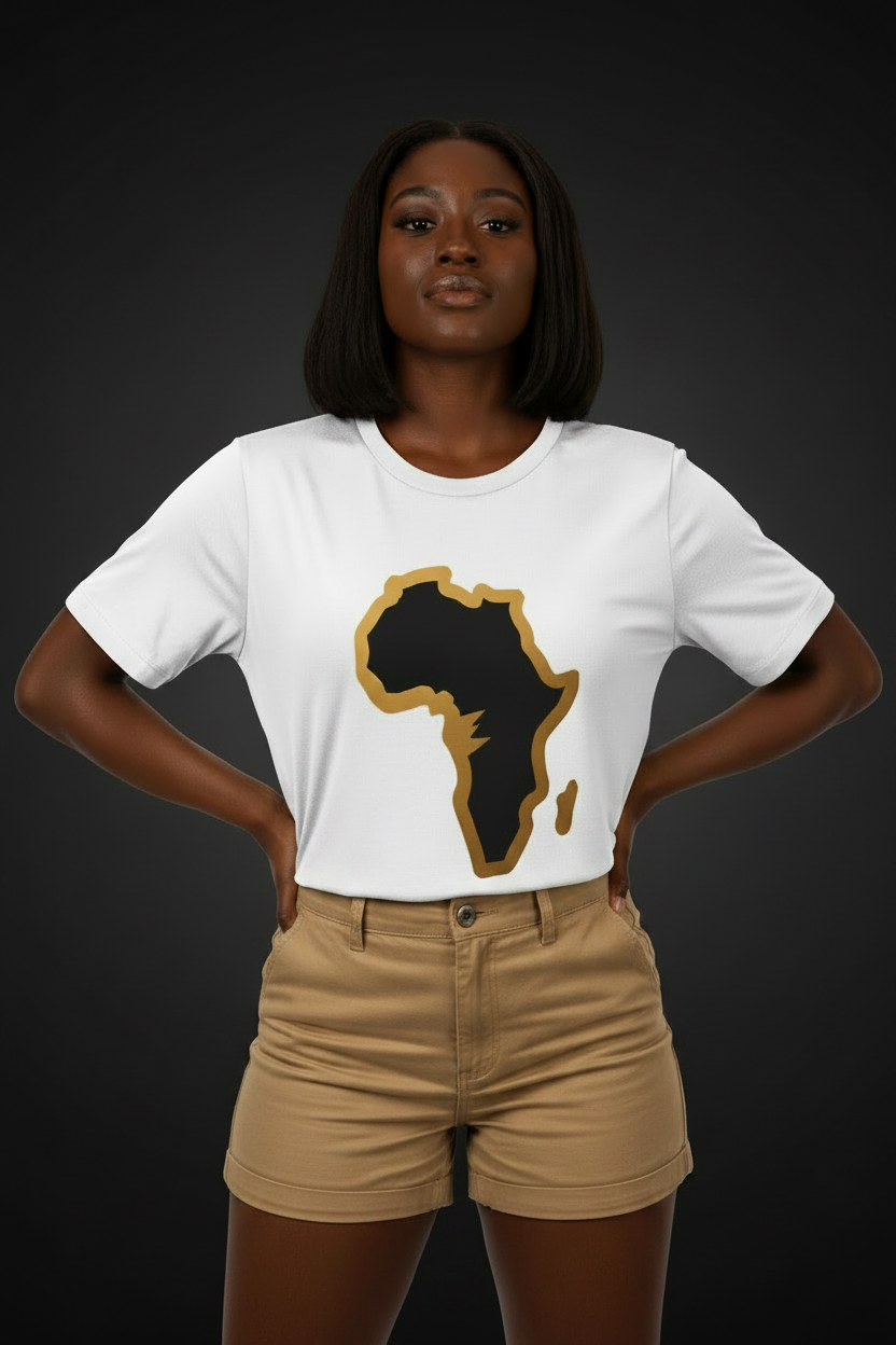 Black & Gold Motherland Women’s Tee