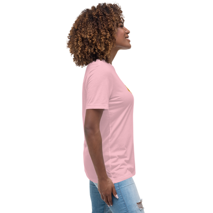 Gold Stripe Africa Tee for Women