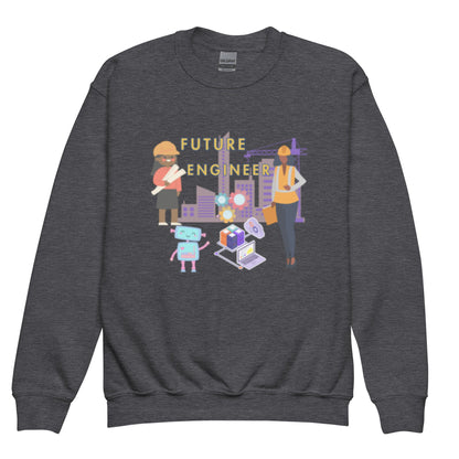 Youth Future Engineer Crewneck Sweater for Girls