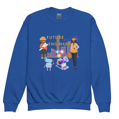 Youth Future Engineer Crewneck Sweater for Girls
